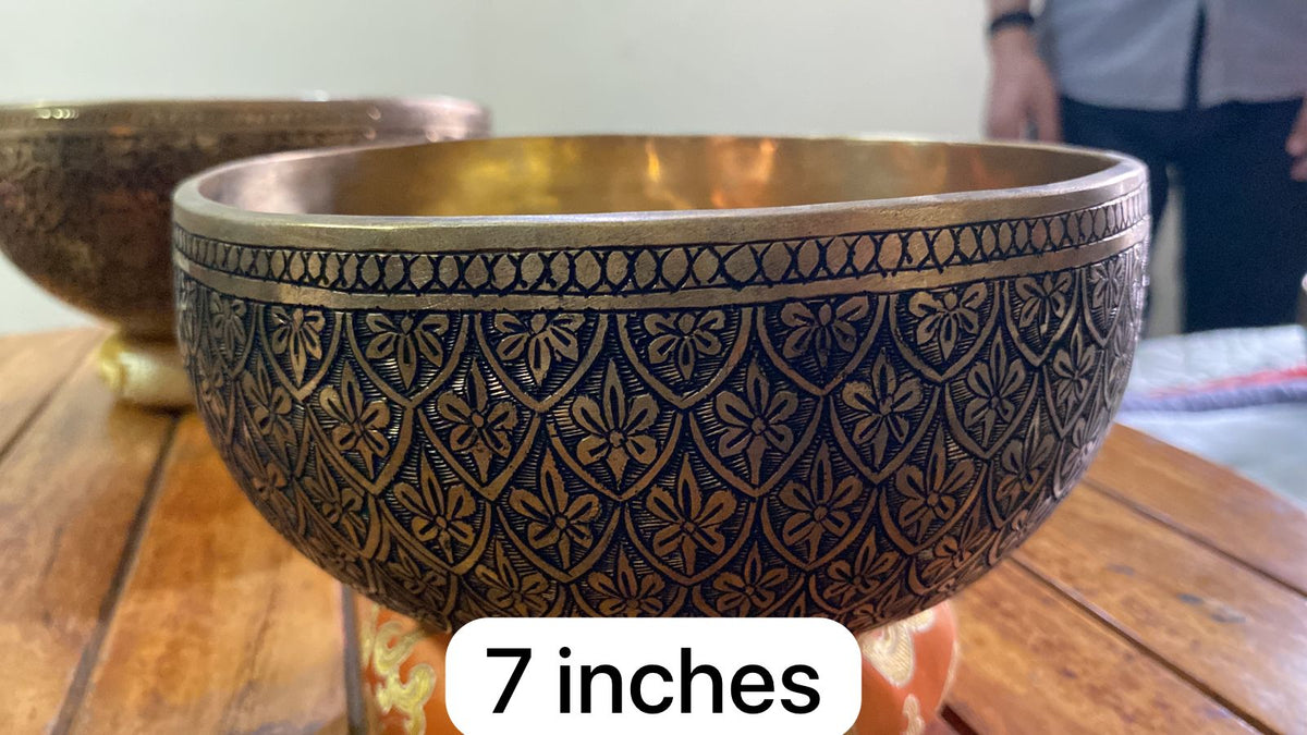 Rare Hand Carved Bronze bowls