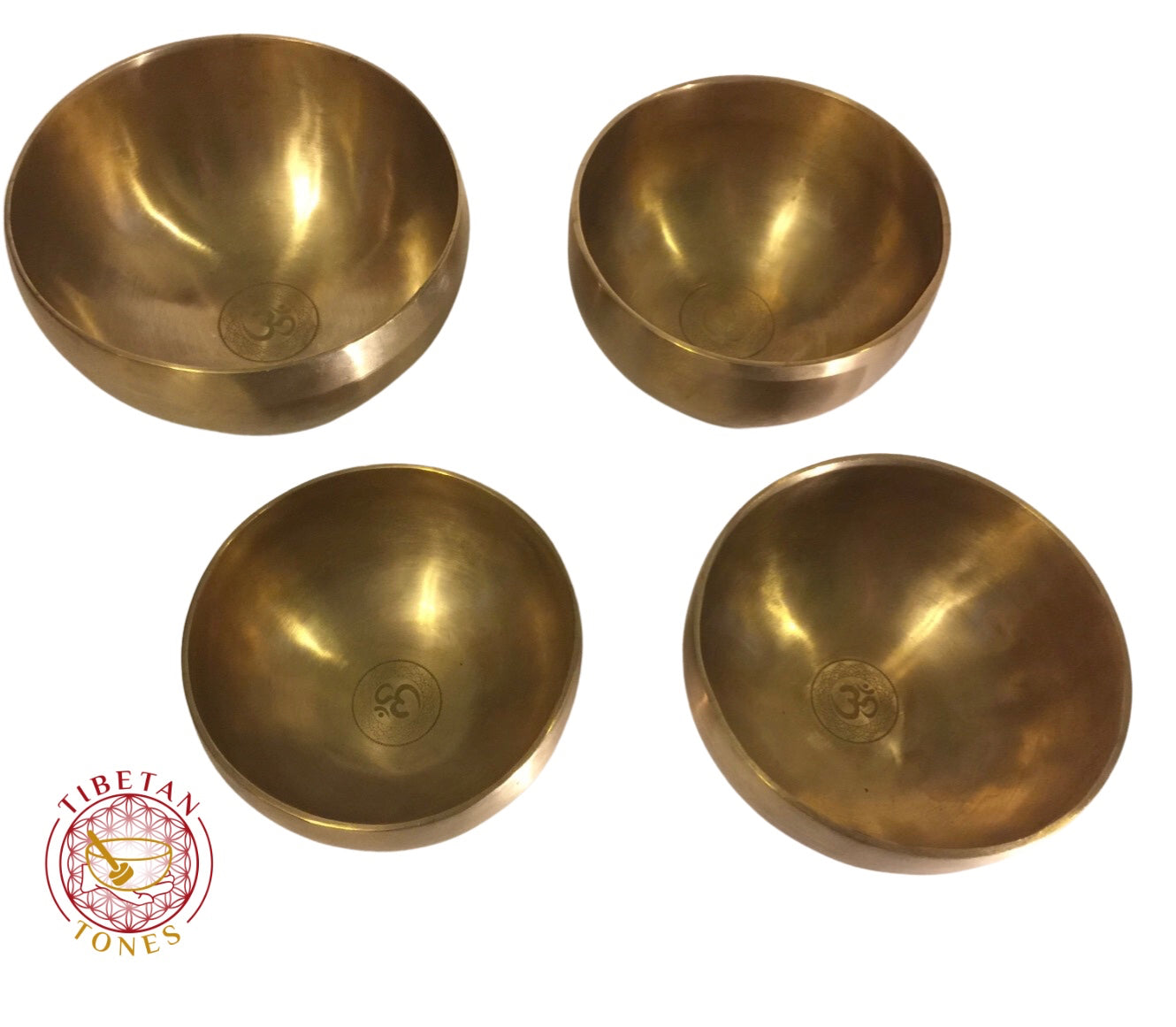 5 Tibetan Tones singing bowls - PRO SET
