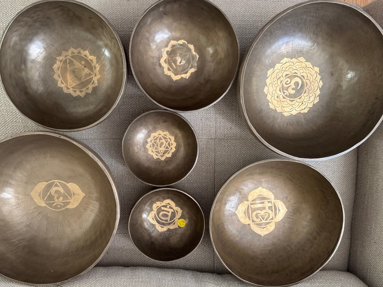 Singing Bowl Antique Chakra Set