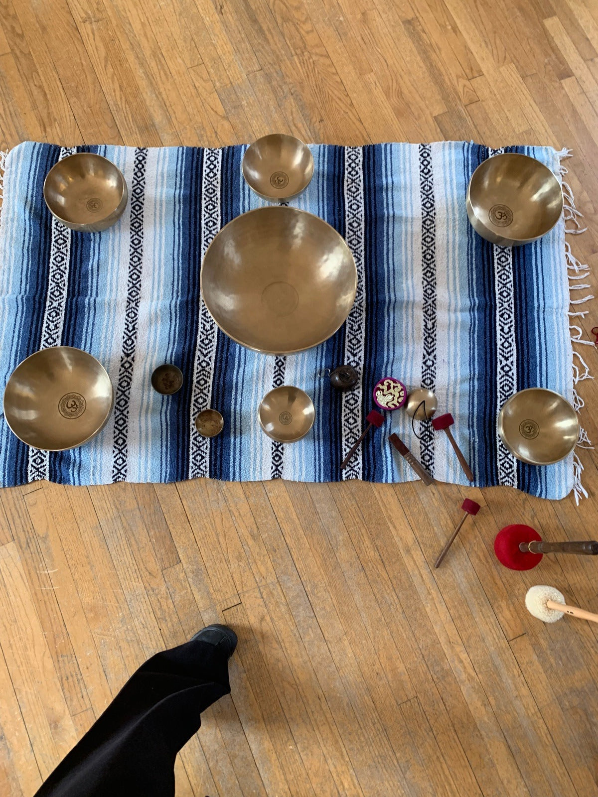 7 Tibetan Singing Bowls