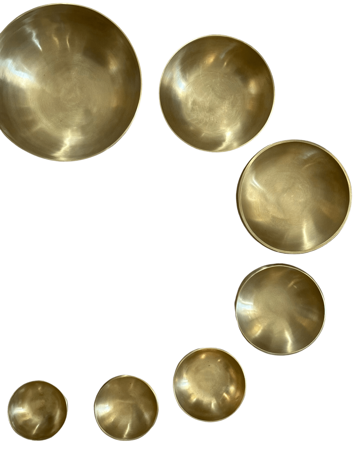 7 Tibetan Singing Bowls